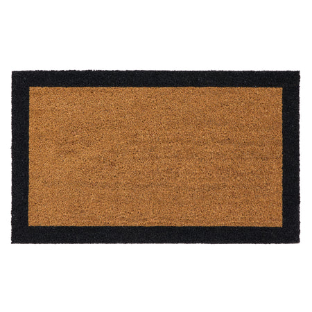 MadeNorth Printed Coir Border Black