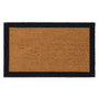My Mat Printed Coir Border Black