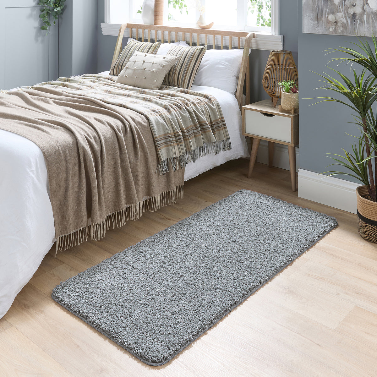 Howler & Scratch Shaggy Rug Soft Blue