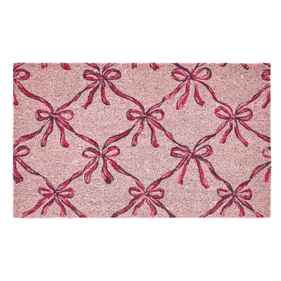 My Mat Printed Coir Blush Bows