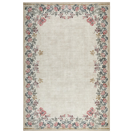 Hug Rug Eco-Washable Botanical Border