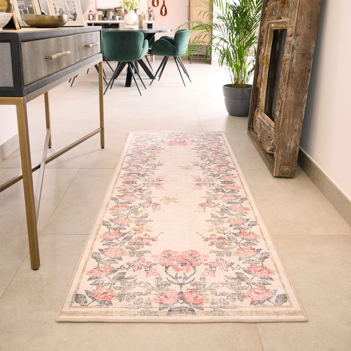 Hug Rug Eco-Washable Botanical Border