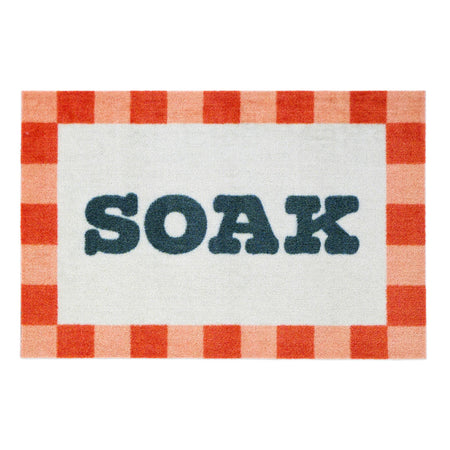 MadeNorth Nylon Printed Bathroom Bright Soak Border