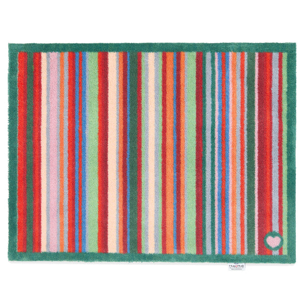 Hug Rug Bright Green Stripe