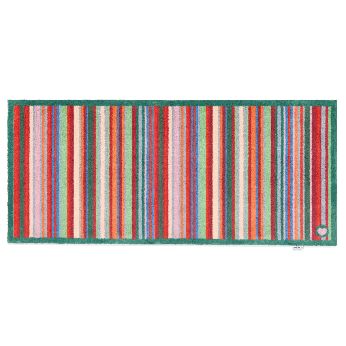 Hug Rug Bright Green Stripe