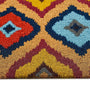 My Mat Printed Coir Bright Ikat Doormat