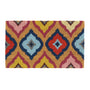 My Mat Printed Coir Bright Ikat Doormat