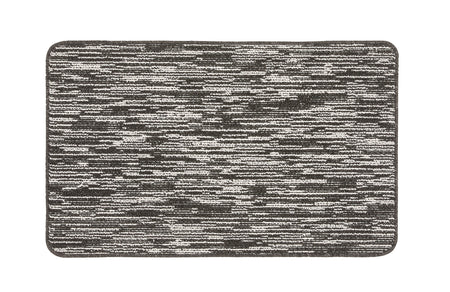 MadeNorth Stain Resistant Durable Charcoal Broken Stripe