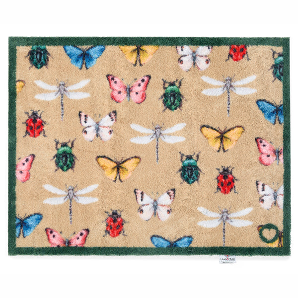 Hug Rug Bugs & Butterflies Beige