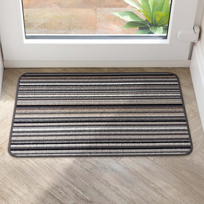 My Mat Stain Resistant Candy Multi Monochrome Stripe