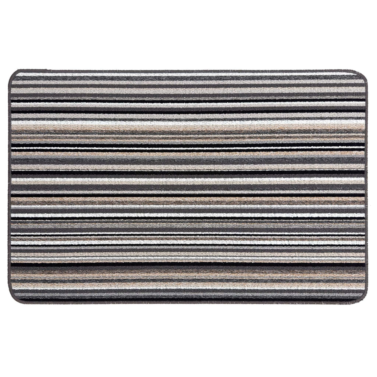 My Mat Stain Resistant Candy Multi Monochrome Stripe