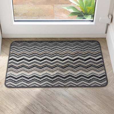 My Mat Stain Resistant Candy Multi Monochrome ZigZag