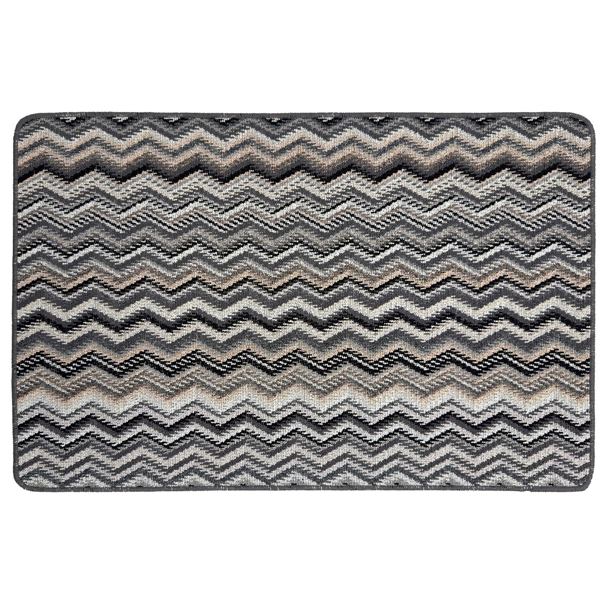 My Mat Stain Resistant Candy Multi Monochrome ZigZag