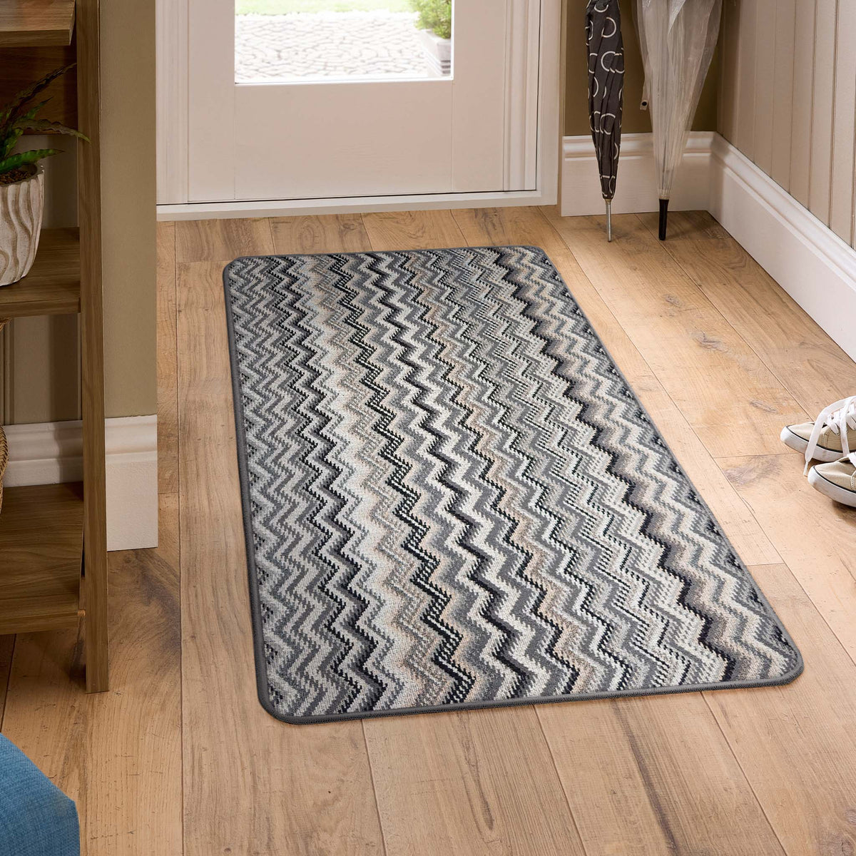 My Mat Stain Resistant Candy Multi Monochrome ZigZag