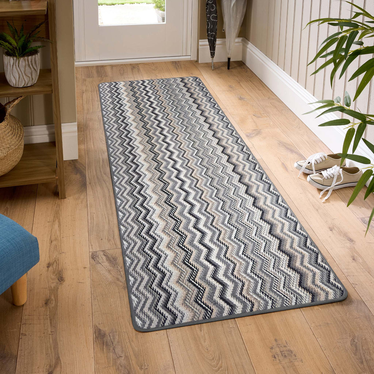 My Mat Stain Resistant Candy Multi Monochrome ZigZag