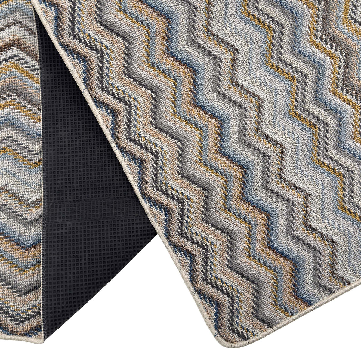 My Mat Stain Resistant Candy Multi Natural Zigzag Doormat