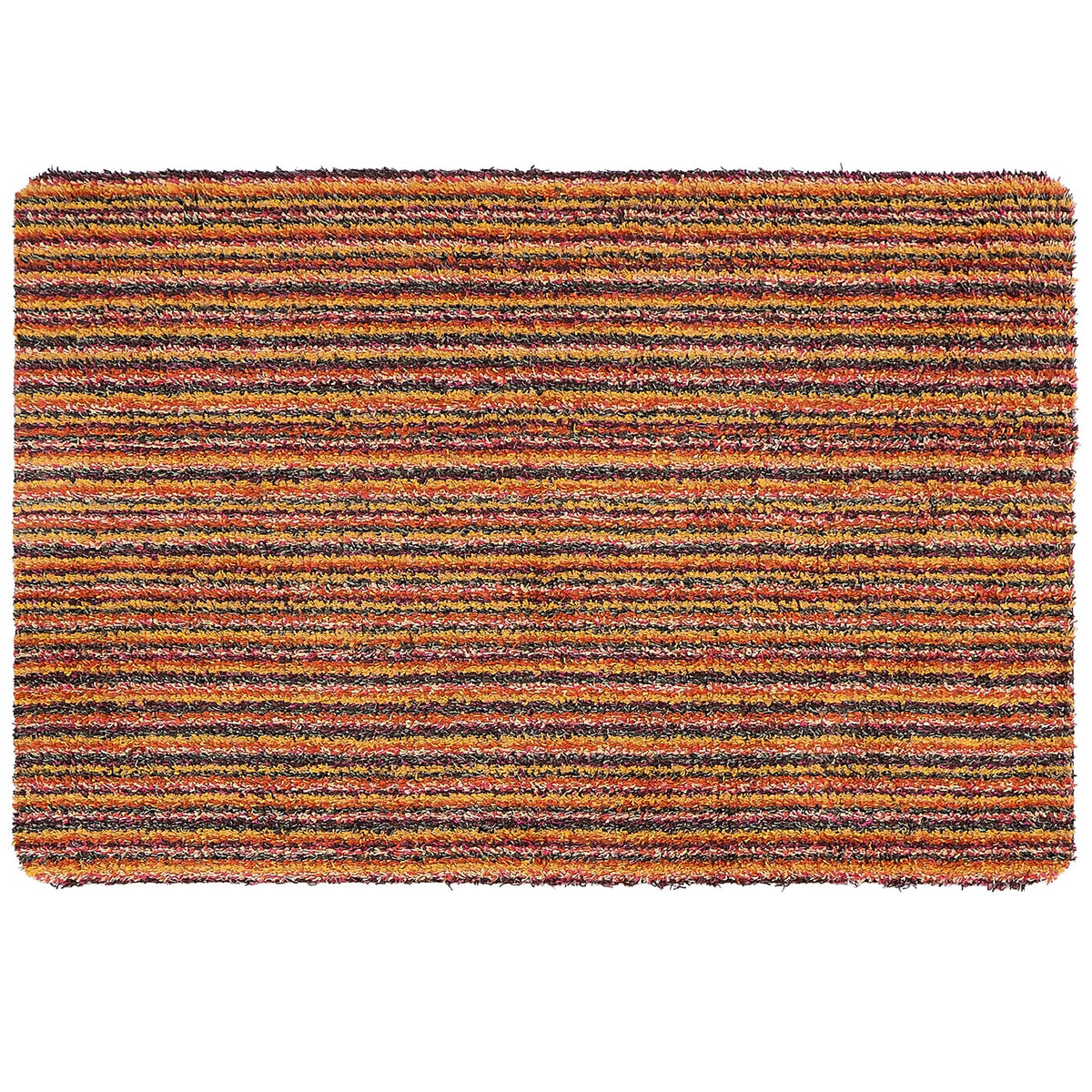 Candy Spring Doormat- 100% recycled content doormat with a multi striped design.