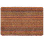 Candy Spring Doormat- 100% recycled content doormat with a multi striped design.
