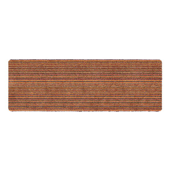 Candy Spring Stripe- 100% recycled content doormat featuring a bright striped design.