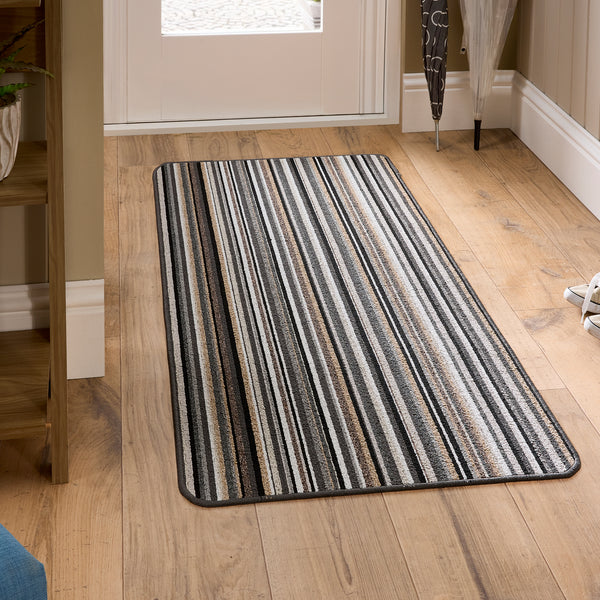 My Mat Stain Resistant Candy Multi Monochrome Stripe