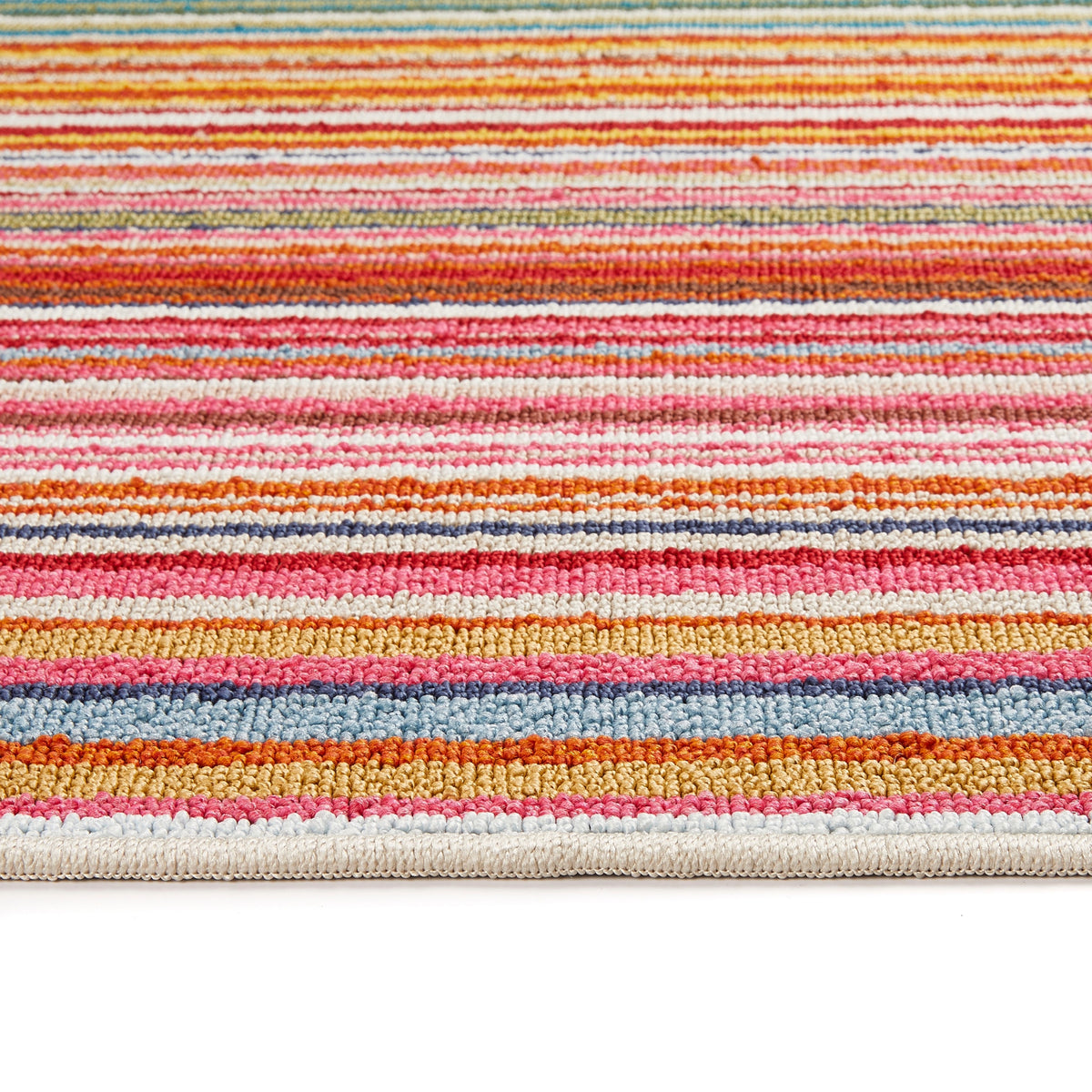 My Mat Stain Resistant Candy Multi Rainbow Stripe