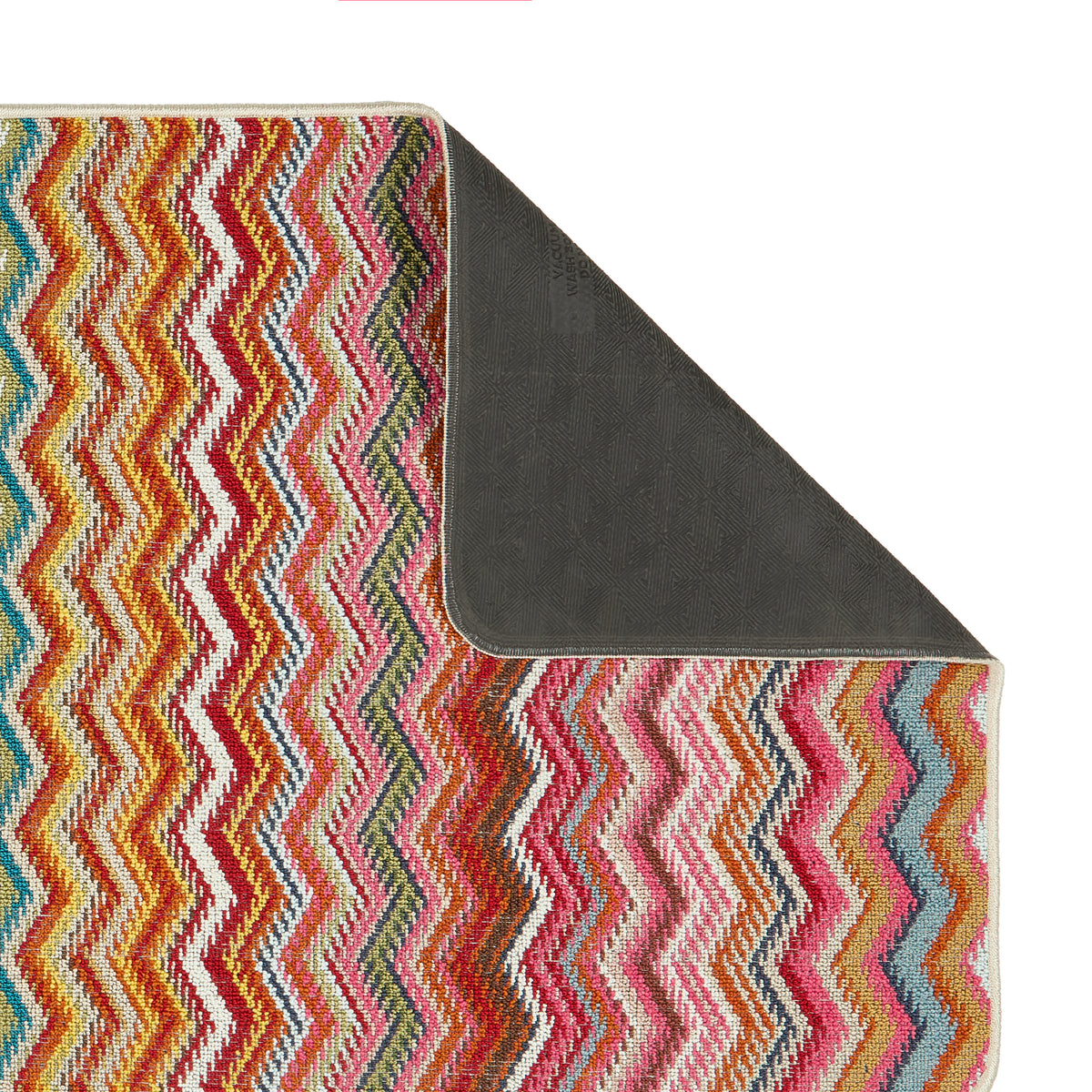 My Mat Stain Resistant Candy Multi Rainbow Zig Zag