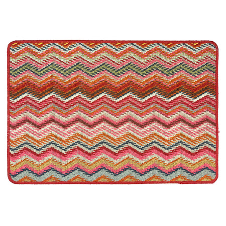 MadeNorth Stain Resistant Candy Multi Bright Zigzag