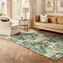 Sanderson By Highgrove x Hug Rug Eco-Washable Carpet Garden Sanctuary with a nature inspired pattern, styled in a living room. 