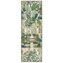 Sanderson By Highgrove x Hug Rug Eco-Washable Carpet Garden Sanctuary runner with a nature inspired pattern.