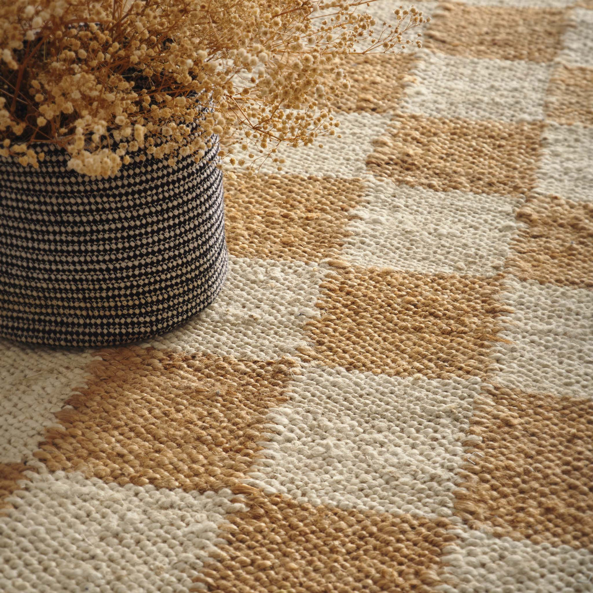 Origin Checkerboard Jute Natural