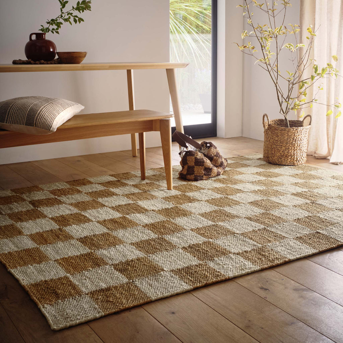 Origin Checkerboard Jute Natural