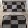 My Mat Stain Resistant Checkerboard Charcoal