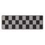 My Mat Stain Resistant Checkerboard Silver & Charcoal Doormat- Washable doormat featuring a checkboard pattern.