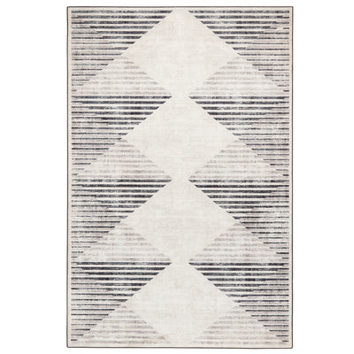 Hug Rug Eco-Washable Chevron Charcoal