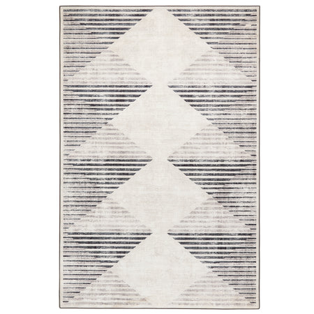 Hug Rug Eco-Washable Chevron Charcoal
