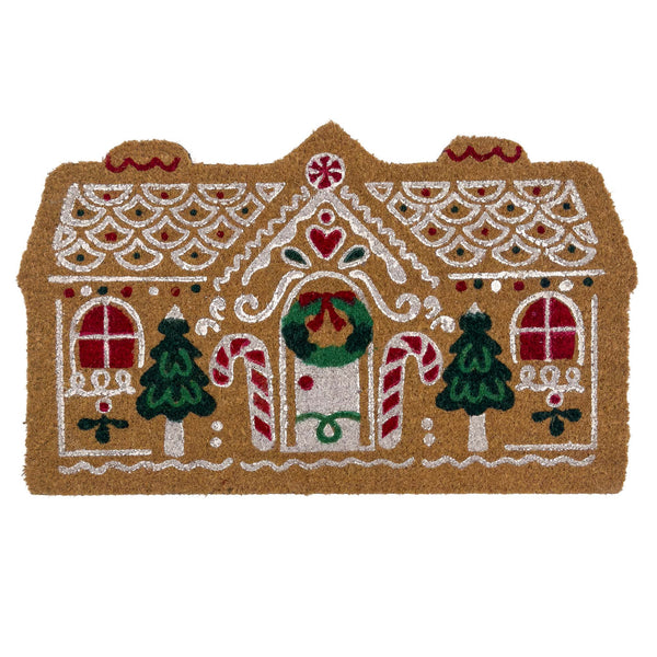 My Mat Printed Coir Gingerbread Cottage