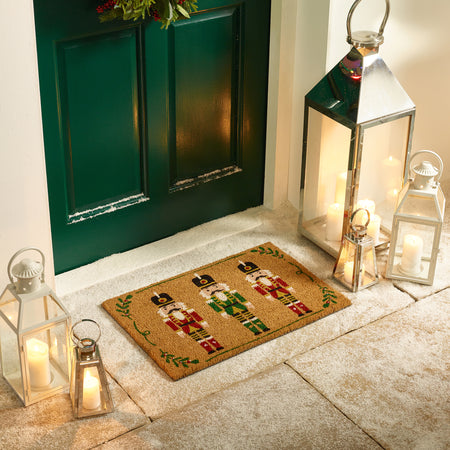 MadeBeyond Printed Coir Christmas Nutcracker