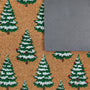 My Mat Printed Coir Christmas Trees