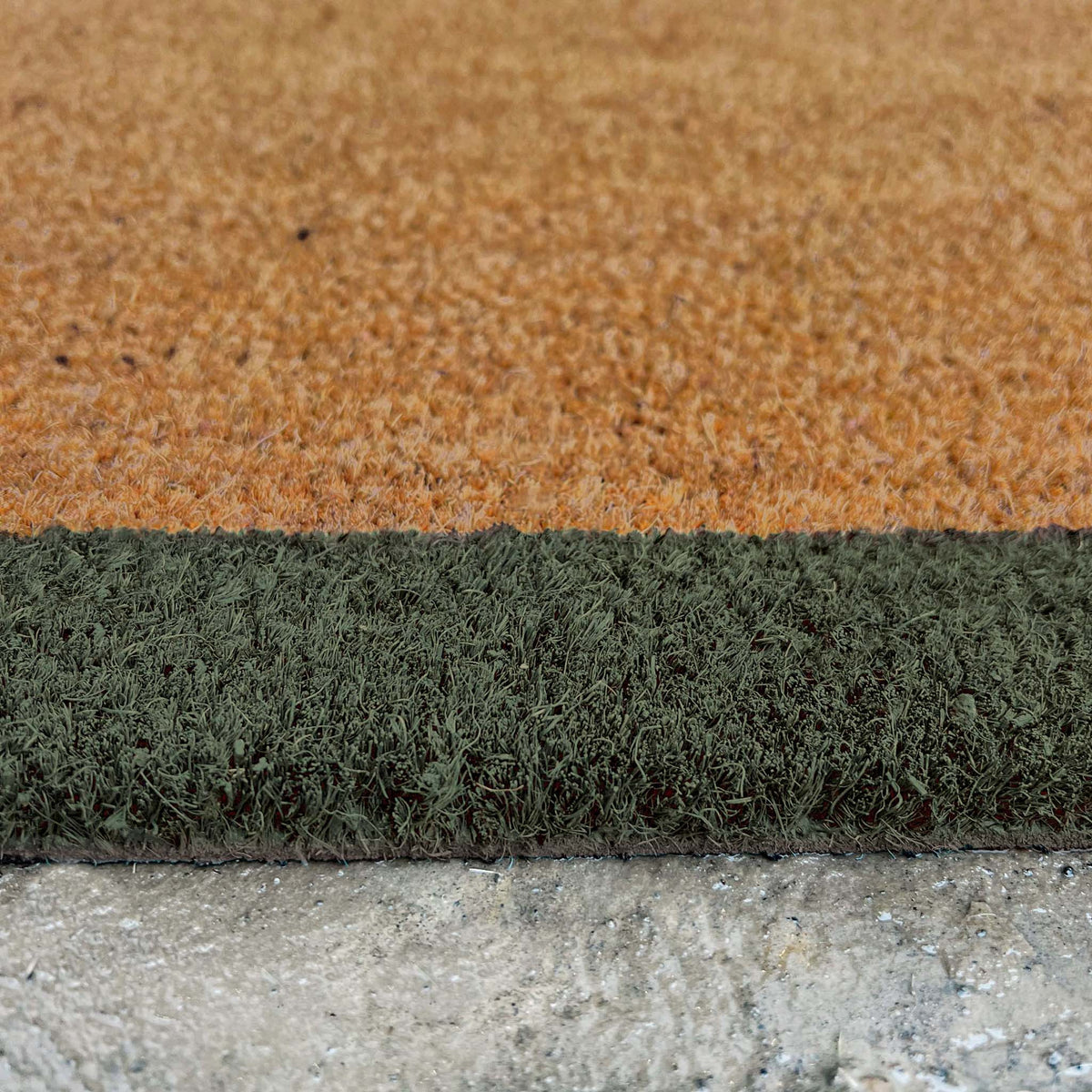 My Mat Printed Coir Border Green