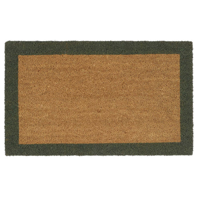 My Mat Printed Coir Border Green