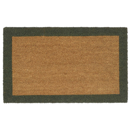 MadeNorth Printed Coir Border Green