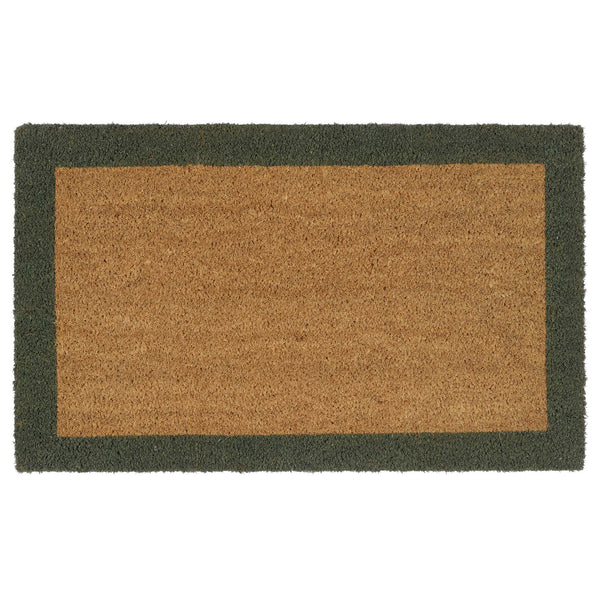 My Mat Printed Coir Border Green
