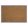 My Mat Printed Coir Border Taupe