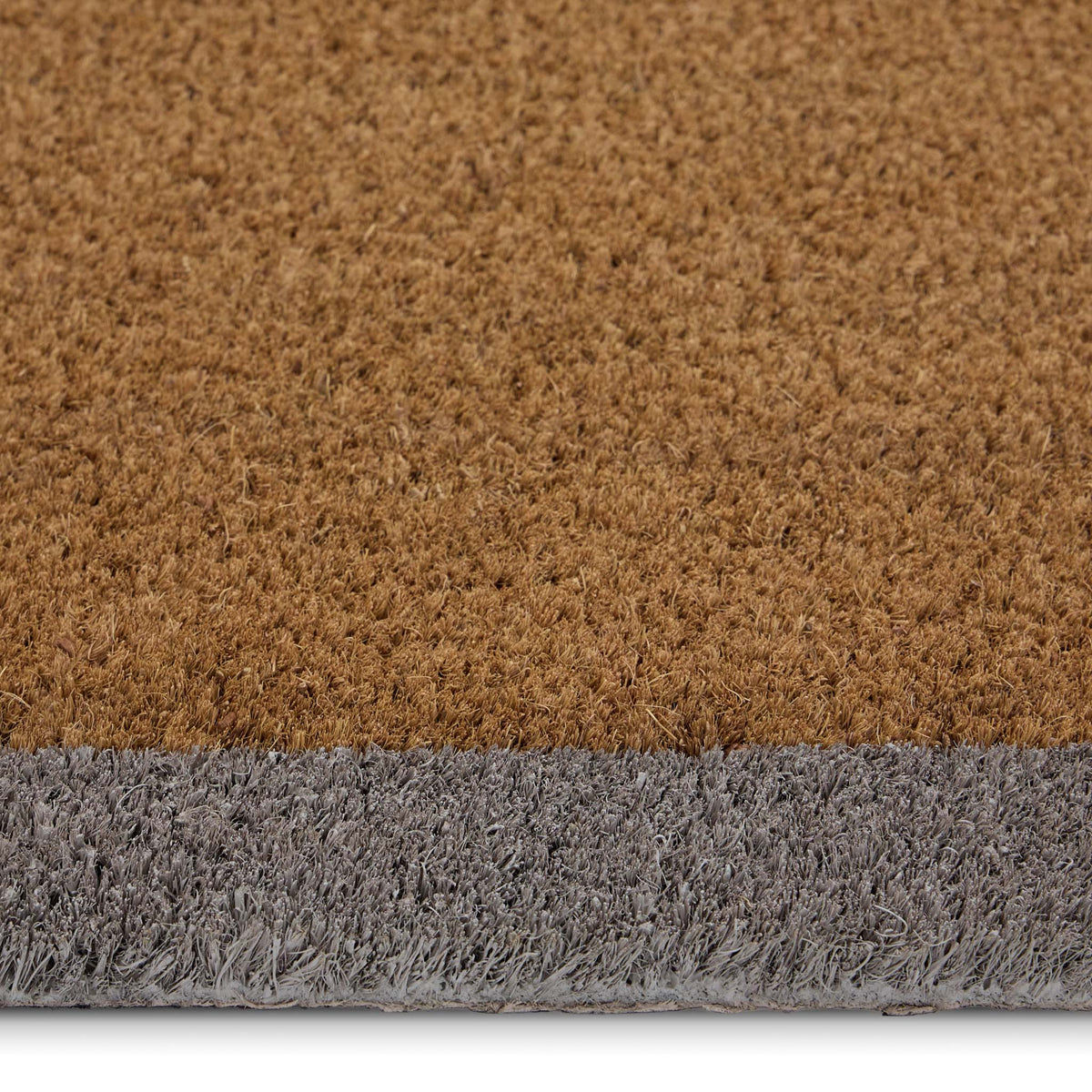 My Mat Printed Coir Border Taupe