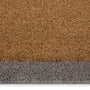 My Mat Printed Coir Border Taupe