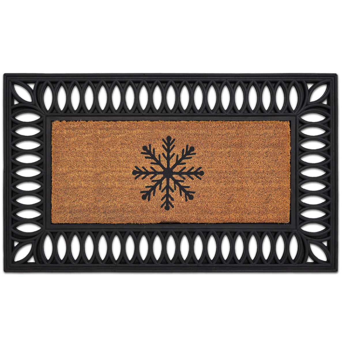Spring Coir Mat Insert My Mat Coir Insert Snowflake 23X53 - Phoenox Textiles