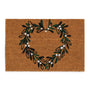 My Mat Printed Coir Mistletoe Heart