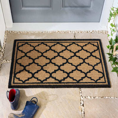 My Mat Printed Coir Moroccan Tile