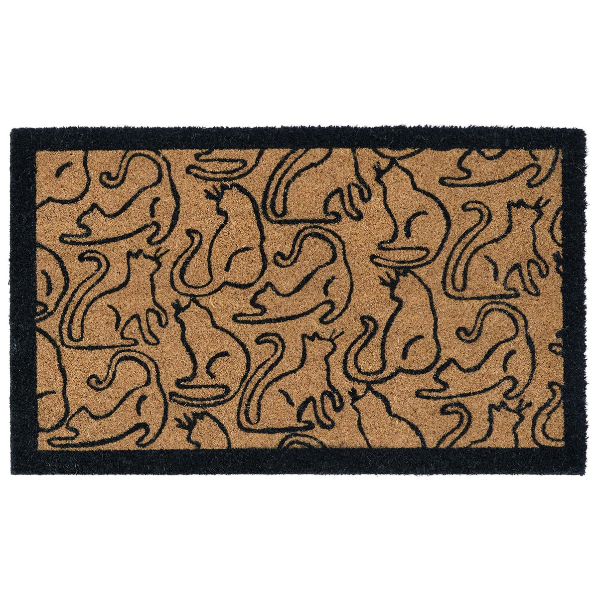 My Mat Printed Coir Outline Cats