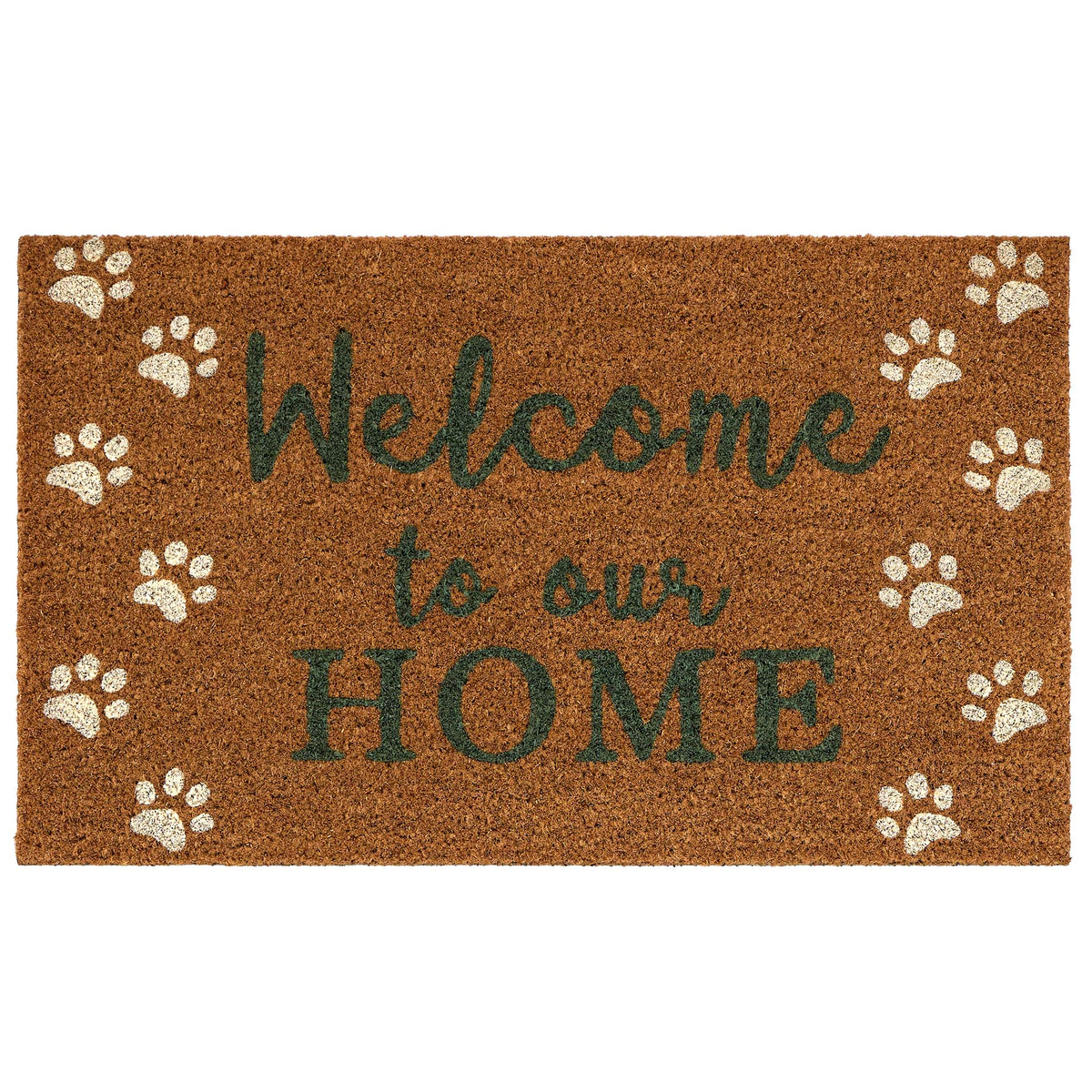 My Mat Printed Coir Welcome Paws Doormat